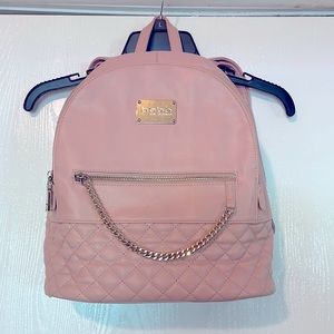 Pink Backpack Purse by Bebe